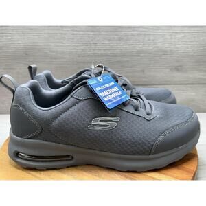 Skechers Mens Lite Weight 16966WR Gray Running Shoes Sneakers Size 10